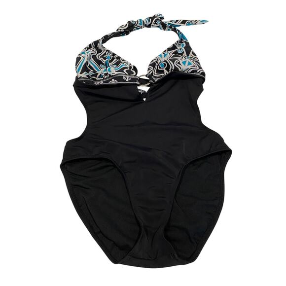 Womens One Piece Swimsuits V Neck Size Medium - Picture 1 of 2